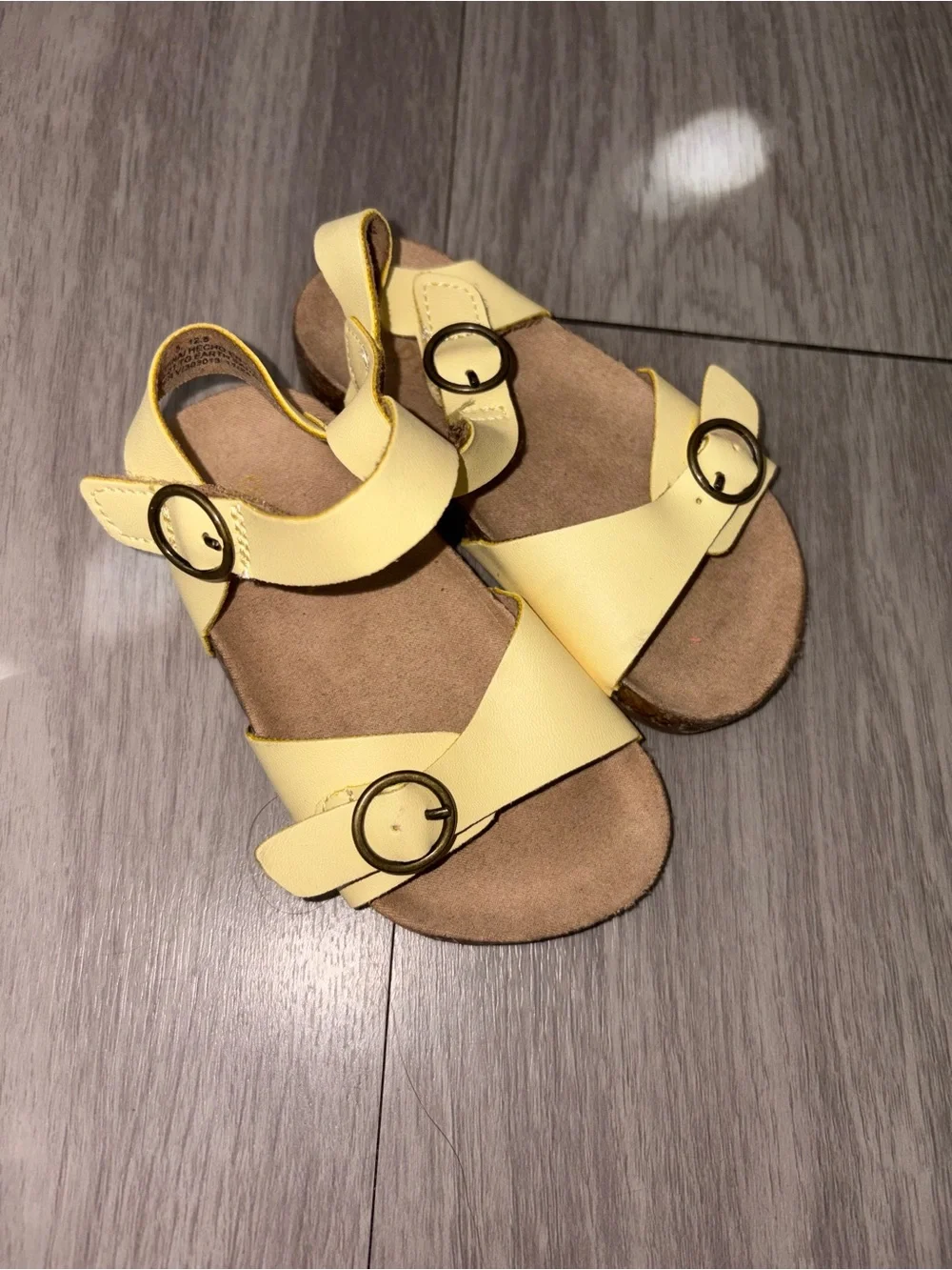 Old Navy Yellow Double-Buckle Kids Sandals